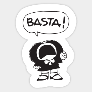 Basta! Sticker